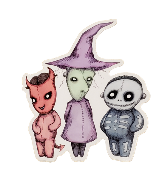Art Stickers, Spooky Trio