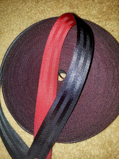 Duo Webbing Red/Black (1")