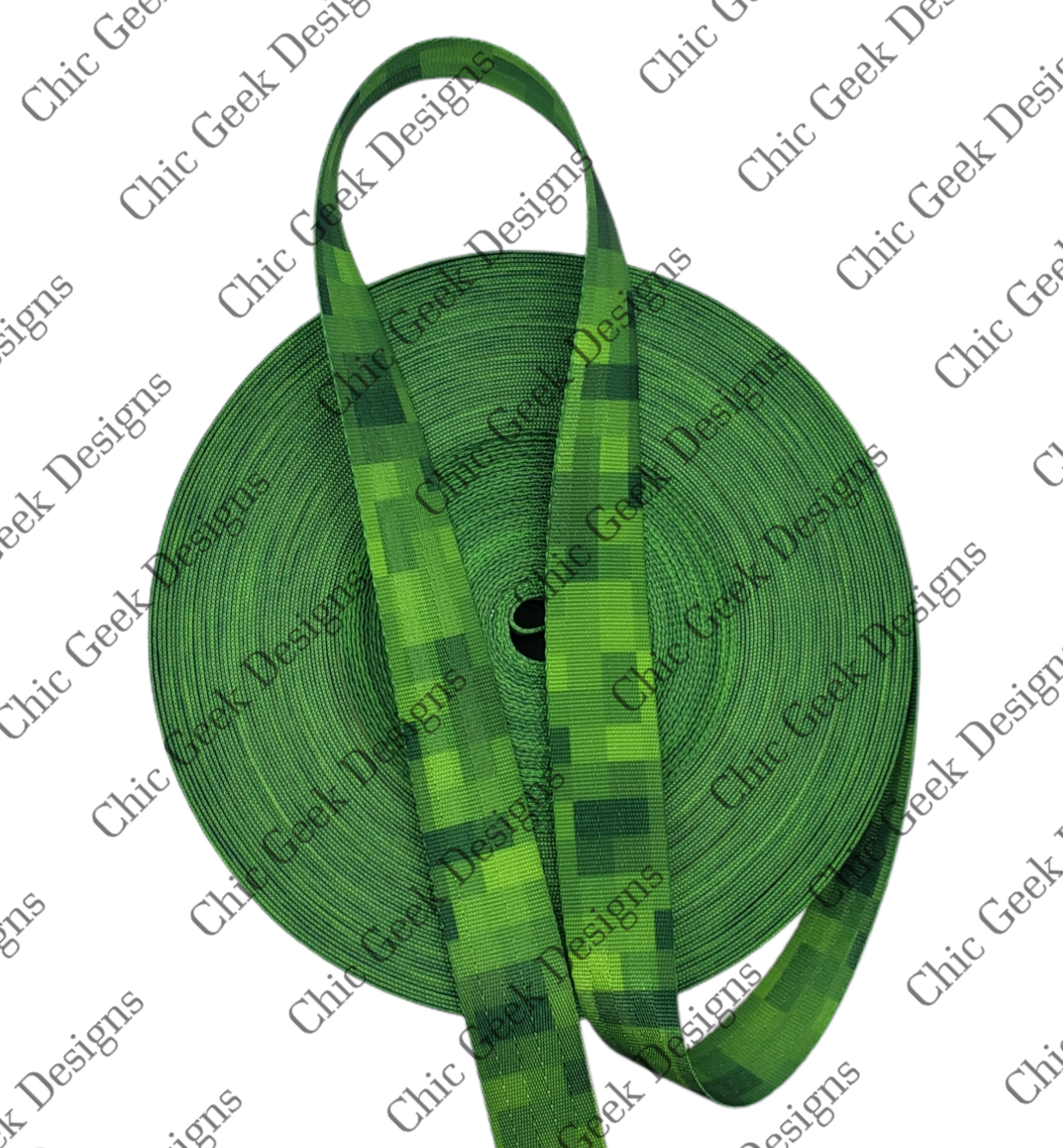 GREEN pixels webbing (1")